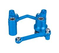 Rc Accessories For Traxxas BL-2S For Slash 4x4 4WD Precision CNC Machined Aluminum Steering Bellcrank And Drag Link Servo Saver Set Upgrade Parts(Blue)