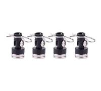 Rc Accessories For Traxxas For HSP For Sakura For Redcat 1/10 4pcs RC Drift Car Stealth Invisible Body Post Mount Contact Shell Column Clips(Black)