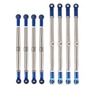 Rc Accessories For Traxxas For Summit For Revo For E-Revo 2.0 1/10 8pcs Metal Push Rod Pushrod Link Links Turnbuckle 5319X 5338R RC Car Upgrade Parts