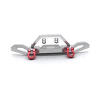 RC Accessories For Wltoys 104001 1/10 Metal Front Bumper Spare Parts For Hobby Model Scale For Buggy RC Car Upgrade Parts Repair Replacement Accessories(Silver)