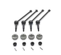 Rc Accessories For WLtoys 144001 144002 124016 124017 124018 124019 RC Car Metal Upgrade Parts Before And After The Hexadecimal Coupling CVD(Gray)