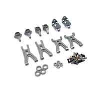 Rc Accessories For WLtoys A949 A959 A969 A979 K929 1/18 Metal Upgrade For Swing Arm Steering Cup Bearing 7 Piece Set RC Car Parts(Gray)