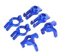 Rc Accessories For WLtoys For 104009 1/10 12401 12402-A 12403 12404 12409 1/12 Metal Upgrade Refit C Block Steering Cup Rear Cup 3 Piece Set(Blue)