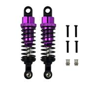 Rc Accessories For Wltoys For A959 A969 A979 K929 For WPL For C14 C24 For MN For D90 D91 99S 2 PCS Aluminum Shock Absorber Upgrade Parts(Purple)