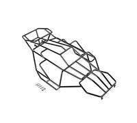 Rc Accessories Parts For Losi 5ive-t For Rofun For Rovan Lt Kingmotor X2 Ddt Ql Fid 1/5 RC Car Upgrades Parts Metal Roll Cage For Body Shell 1Pc(Black,Size1)