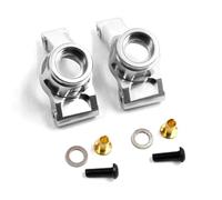 Rc Accessories Parts Rear Arm Aluminum Black 2 Degree For Tamiya Manta For Ray Top Force Ta01 Ta02 1/10 RC Car Upgrades Parts(Silver)