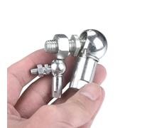 RC Accessory 2Pcs M6 M8 Ball Head Joint Rod End Bearing Right Angle CS10/CS13 Rod End Ball Bearing Carbon Steel Ball Head End Bearing(CS13 M8x1.25)