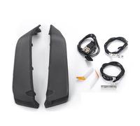 RC Accessory Compatible With Axial For SCX10 III AXI03007 For Wrangler 1/10 RC Crawler Car Plastic Fender Flares Wheel Eyebrow With Light And Cover