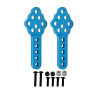 RC Accessory Compatible With Axial SCX10 90046 90047 D90 D110 1/10 RC Crawler Upgrade Part Metal Shock Absorber Mount Adjust Height Angle Stand(Blue,2pcs)