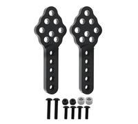 RC Accessory Compatible With Axial SCX10 90046 90047 D90 D110 1/10 RC Crawler Upgrade Part Metal Shock Absorber Mount Adjust Height Angle Stand(Black,2pcs)