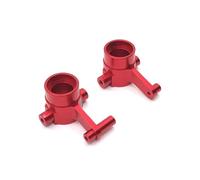 RC Accessory Compatible With HuangBoToys ZP1001 ZP1002 ZP1003 ZP1004 1/10 RC Cars Parts Metal Upgrade Refit Front Axle Steering Cup(Red)