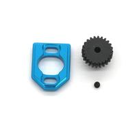 RC Accessory Compatible With MJX 14301 14302 14303 14209 14210 1/14 RC Remote Control Car Metal Parts Motor Base Steel Motor Teeth 23T(Blue)