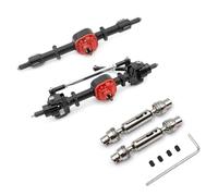 RC Accessory Compatible With MN For D90 D91 D96 99S FJ45 1/12 RC Car Parts Accessories RC Car Metal Gear Front&Rear Bridge Axle Set With Drive Shaft(D)
