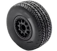 RC Accessory Compatible With Slash For Arrma For Senton 727 For Vkar 10sc Rc Car 4pcs 112mm 1/10 Short Course Truck Tires Tyre Wheel With 12mm Hex(4 pcs A)