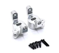 RC Accessory For HB ZP1001 ZP1002 ZP1003 ZP1004 ZP1005 ZP1006 ZP1007 ZP1008 ZP1009 ZP1010 2pcs Metal Caster Block C-Hub Carrier 1/10 RC Car Upgrade Parts(Silver)