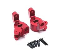 RC Accessory For HB ZP1001 ZP1002 ZP1003 ZP1004 ZP1005 ZP1006 ZP1007 ZP1008 ZP1009 ZP1010 2pcs Metal Caster Block C-Hub Carrier 1/10 RC Car Upgrade Parts(Red)
