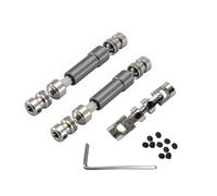 RC Accessory For MN G500 For MN128 MN86 MN86S MN86K MN86KS 3pcs Metal Drive Shaft CVD Driveshaft 1/12 RC Car Upgrade Parts Accessories(Grey)