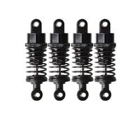 RC Accessory For Tamiya TT-01 TT02 M5 M6 4Pcs RC Cars Aluminum Alloy Shock Absorber Front Rear Damper 1/10 RC Upgrade Parts(Black)