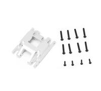 RC Accessory For Traxxas For TRX4M 1/18 RC Crawler Car Retrofitting Upgrade Parts Accessories Aluminum Alloy Gear Box Base With Screws Kit(White)