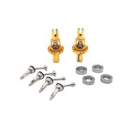 RC Accessory For WLtoys 1/28 K969 K979 K989 K999 P929 P939 284131 RC Parts Metal Upgrade Ball Differential Extended Drive Shaft Modified Parts(Yellow)