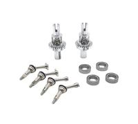 RC Accessory For WLtoys 1/28 K969 K979 K989 K999 P929 P939 284131 RC Parts Metal Upgrade Ball Differential Extended Drive Shaft Modified Parts(Silver)
