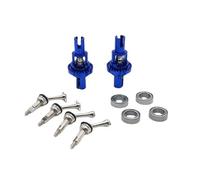 RC Accessory For WLtoys 1/28 K969 K979 K989 K999 P929 P939 284131 RC Parts Metal Upgrade Ball Differential Extended Drive Shaft Modified Parts(Blue -1)
