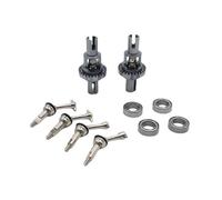 RC Accessory For WLtoys 1/28 K969 K979 K989 K999 P929 P939 284131 RC Parts Metal Upgrade Ball Differential Extended Drive Shaft Modified Parts(Grey)