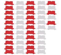 RC Accessory Race For Mini RC Drift For Racing Car Track Set Obstacle Field Fence Drift Track Runway Racetrack 50 Pcs Road Barriers Decorative Accessories