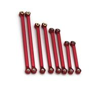 RC Adjustable Pull Rod Compatible With Arizona For Bronx For Rochobby For FIRE For Horse 1/18 RC Car Upgrades Parts Metal Chassis Tie Link Rod Linkage Set