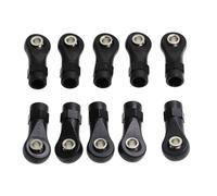 RC Adjustable Pull Rod Compatible With Axial For SCx10 II 90046 For TRAxxAS TRx4 1/10 RC Car Crawler 10Pcs Plastic M4 Rod End Link Linkage Balls Joint Head