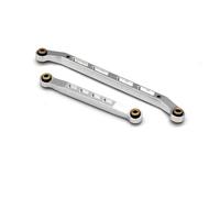 RC Adjustable Pull Rod Compatible With FMS For Fire For Horse For Eazyrc For Thunder For Storm 1/18 Remote Control Car Accessories Steering Rod(Silver)