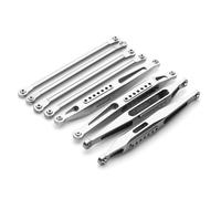 RC Adjustable Pull Rod Compatible With Losi For LMT 4WD For Monster Truck Solid Axle 1/8 RC Car Upgrade Parts Metal Upper And Lower For Chassis Link Set