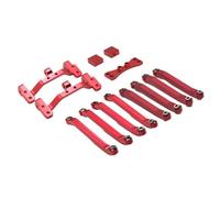 RC Adjustable Pull Rod Compatible With MN D90 1/12 RC Crawler Car Upgrades Parts Accessories 10pcs Metal Chassis Link Rod Pull Holder