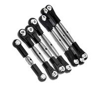RC Adjustable Pull Rod Compatible With Tamiya For TT02B 1/10 RC Car Upgrade Parts Accessories 7Pcs Steel Steering Link Rod Linkage Servo Rod Set