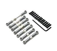 RC Adjustable Pull Rod Compatible With Wltoys 104072 Metal Front Rear Tie Linkage Servo Link Pull Set 1/10 RC Car Upgrades Parts Accessories