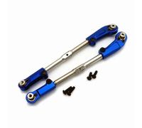 RC Adjustable Pull Rod For Arrma 1/8 For Kraton For Outcast For Notorious For Talion Adjustable Turnbuckle Tie Rod Steering Link With Aluminum Ends(Blue)