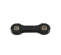 RC Adjustable Pull Rod For Arrma 3s For BLX For Mega550 1/10 Aluminum Steering Link Work With ARA340179 Rc Car Parts And Accessories Upgrade Replacement And Use(Black)