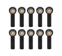 RC Adjustable Pull Rod For Axial For SCX10 II D90 D110 For Tamiya CC01 1/10 Metal M3x27MM Link Tie Rod End Ball Joint Ends RC Car Parts(Black)