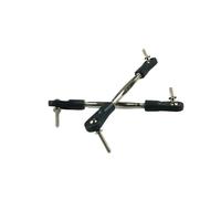RC Adjustable Pull Rod For HPI For King Motor For Rovan For Baja 5B 5T SS Steering Turn Buckle Shaft For Buggy Truck Upgrades Modifications Accessories(Black)