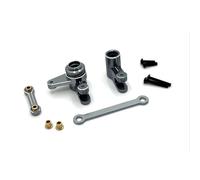 RC Adjustable Pull Rod For MJX 1/10 10208 V1 V2 Little Monster Remote Controls Car Upgrade Steering Set Servo Linkage Spare Parts Accessories(Gray)