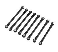 RC Adjustable Pull Rod For MJX For Hyper GO 1/12 H12Y H12P OP Upgrade Metal Chassis Fixing Rod Parts Accessories Rc Model Crawler Car Truck For Buggy(Black)