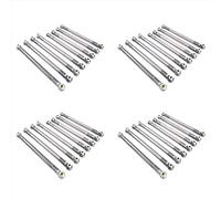 RC Adjustable Pull Rod For Mn Mn86S Mn86 Mn86KS Mn86K G500 1/12 32PCS Metal Pull Rod Link Rod Linkage RC Car Parts And Accessories Upgrade Replacement And Use