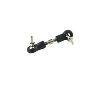 RC Adjustable Pull Rod For Rovan For HPI For Rofun For Baja 5B 5T 1/5 Tie Rod Steering Servo Pull Arm For Buggy Truck Upgrades Parts Accessories(Black)