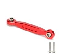 RC Adjustable Pull Rod For Traxxas For MAXX For X-Maxx 4S 6S 8S 1/5 1Pcs Aluminum 46MM Servo Steering Linkage Tie Rod 8947 7747 Anti Dropping RC Car(Red)