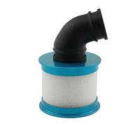 RC Air Filter RLECS Aluminum Alloy Capped Air Filter Sponge Cover 04104 Upgrade Parts for RC 1/10 Nitro Truck Blue
