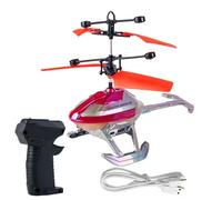 RC Airplane | Gesture Control Helicopter Drone with LED Lights | Rechargeable Flight Equipment for Indoor Outdoor Garden Park Room