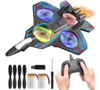 RC Airplane, RC Plane Toy, Airplanes Drone Remote Controlled, Remote Control Airplane, Foam Easy to Control with Flash Light