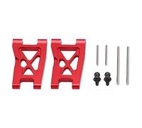 RC Aluminum Front Rear Suspension Arms Set High Performance Upgrade Parts for LaTrax Teton 760541 118 RC Truck Durable Lightweight 47x27x6mm 2 Sets (Red)