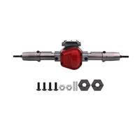 RC Axle Accessories For Axial For SCX10 1/10 Axle CNC Metal RC Car Front Rear Axle With Adapter Servo Arm RC Crawler Car Upgrade Parts(Rear)