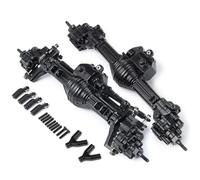 RC Axle Accessories For Axial For SCX10 II 90028 1/10 RC Car Front Rear Straight Complete Axle For Rock Crawler Metal Axle Upgrade Parts(Set)